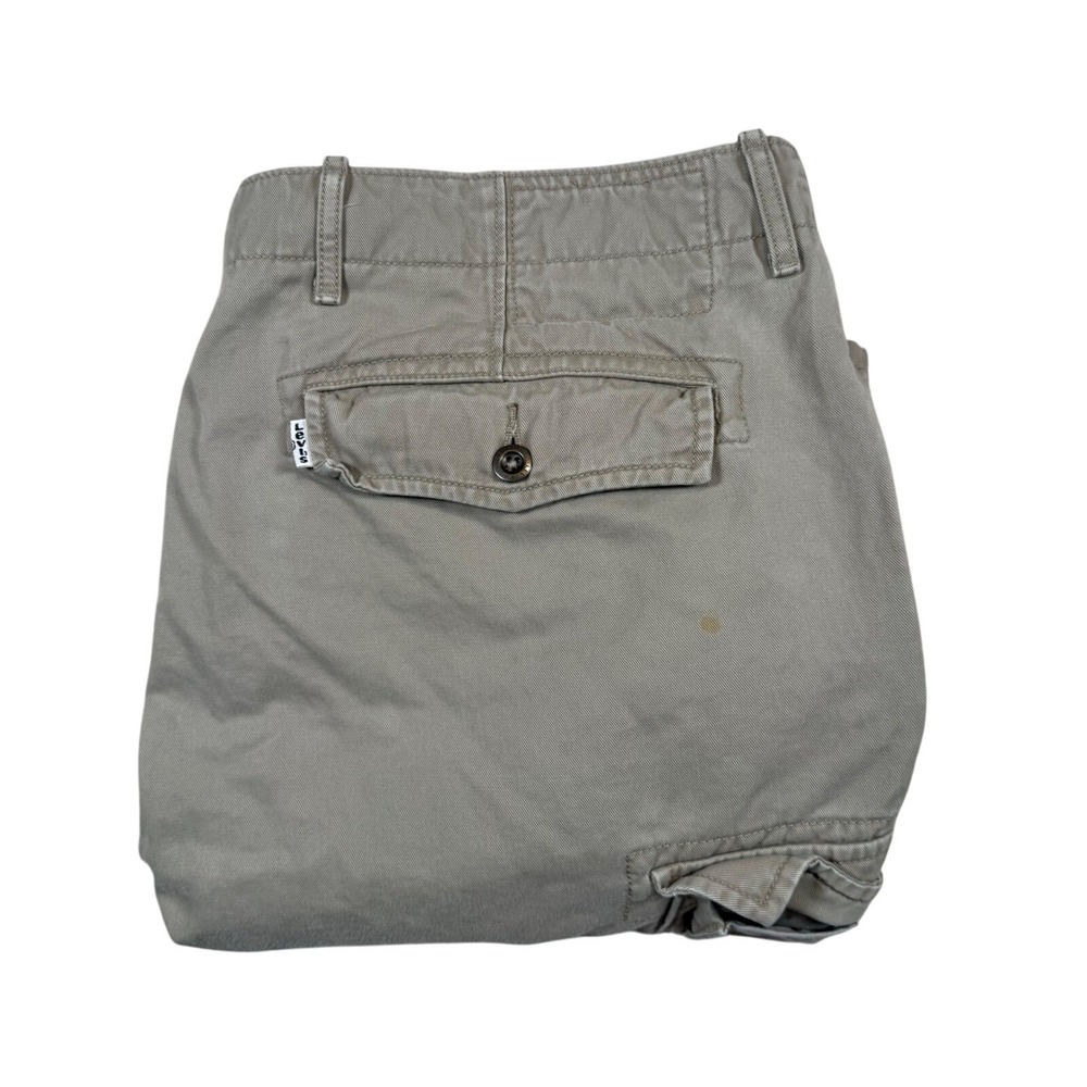 Levi Strauss & Co. Mens Size 38 Cargo Shorts Beige Casual Cotton‎